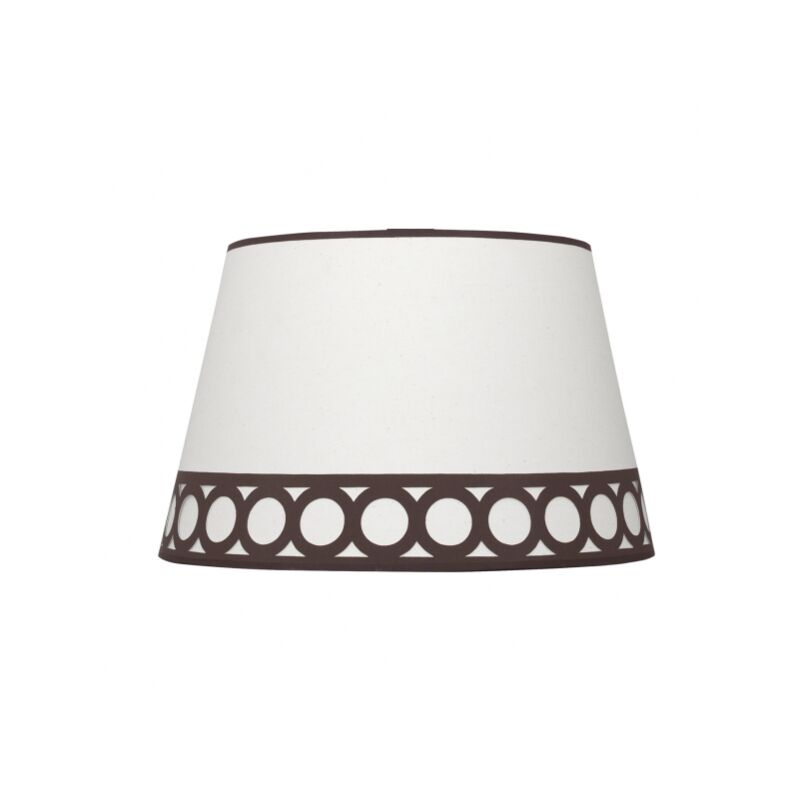foto del prodotto fabrilamp paralume dalia e14 argento bianco 15dx12dx13h