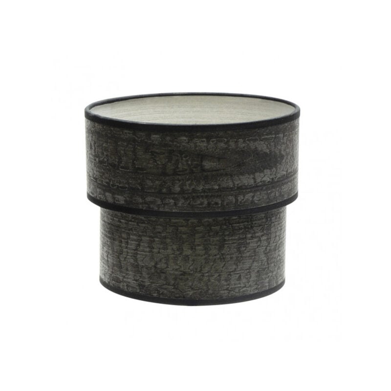 foto del prodotto fabrilamp paralume di legno nero doppiosmile e14 18 x 16 x 16 cm , multicolore, taglia unica
