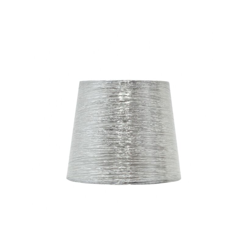 foto del prodotto fabrilamp paralume nova e27 20dx10dx16h tessuto argento lucido