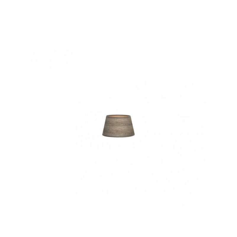 foto del prodotto fabrilamp paralume salma clamp legno grigio 10dx8dx8h conico aperto