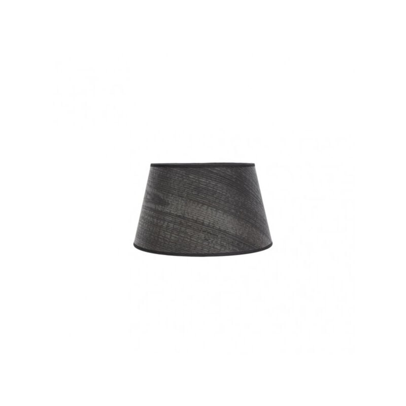foto del prodotto fabrilamp paralume salma e27 legno nero 25dx20dx15h conico