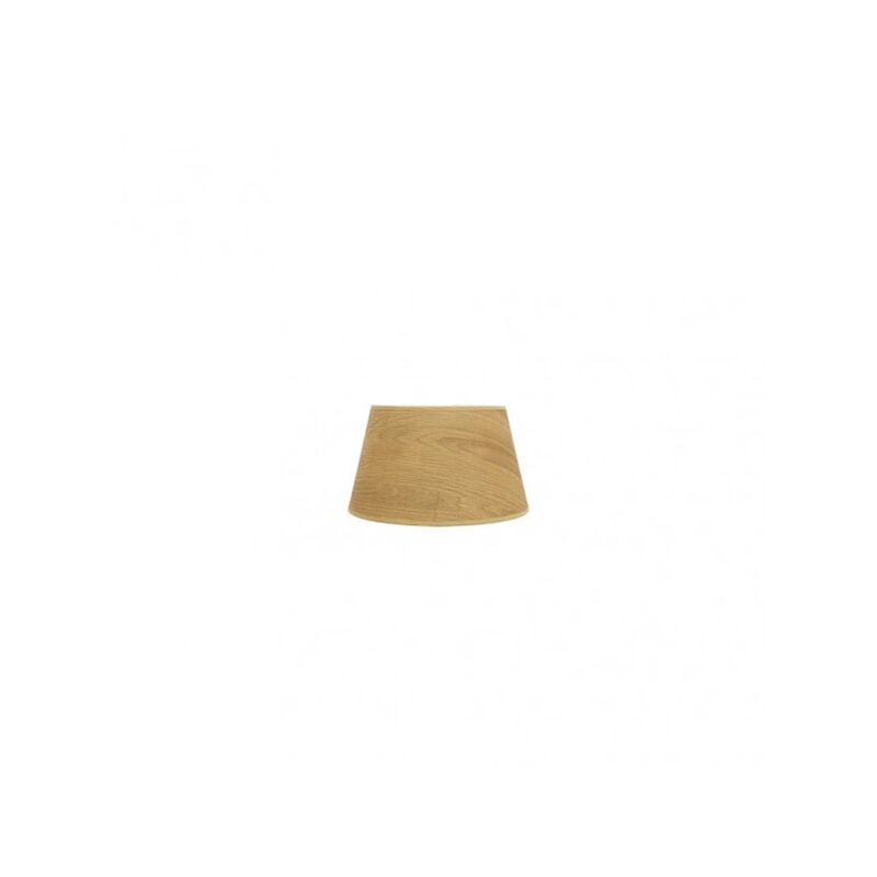 foto del prodotto fabrilamp paralume salma e27 luce legno 15dx12dx13h conico aperto