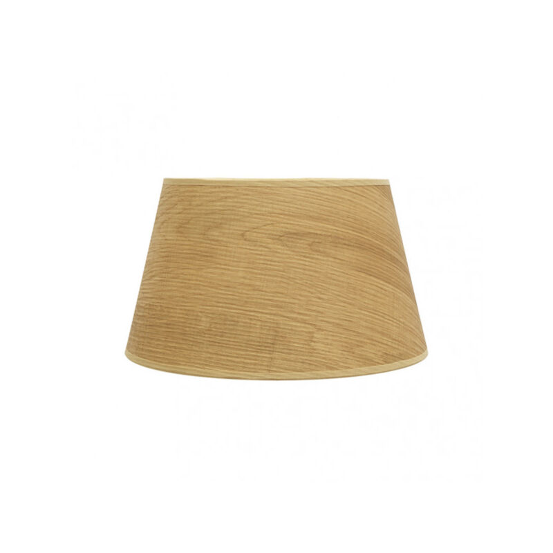 foto del prodotto fabrilamp paralume salma e27 luce legno 40dx30dx25h conico aperto