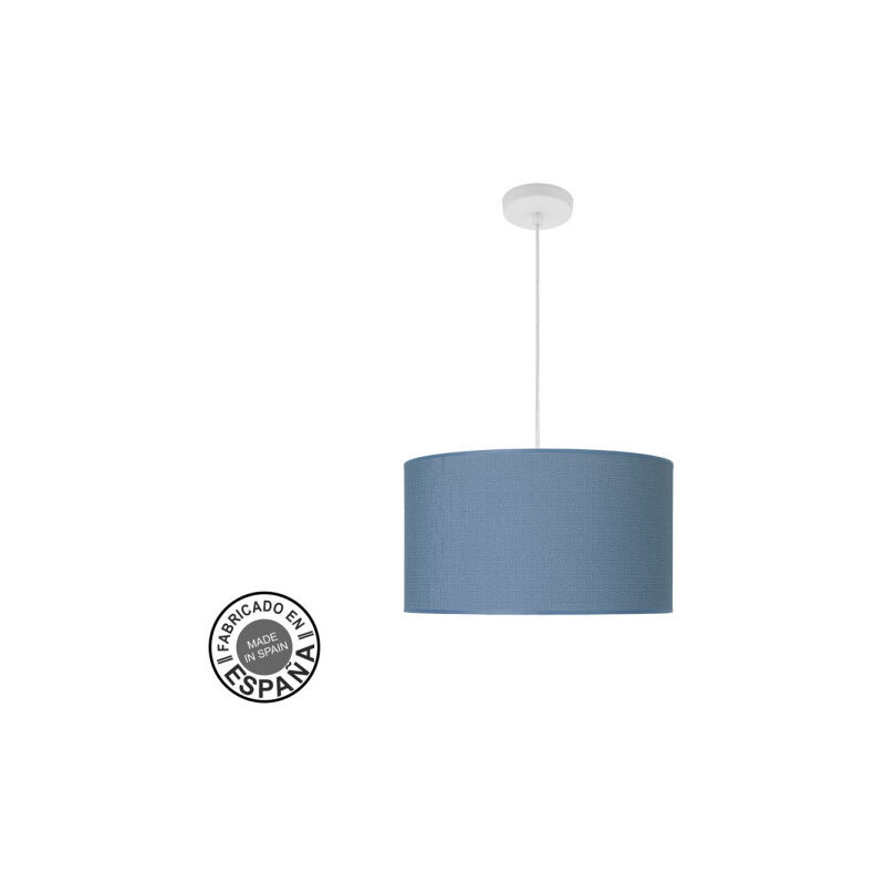 foto del prodotto fabrilamp pendente moda 2xe27 bianco blu regx40x40 cm c diffusore