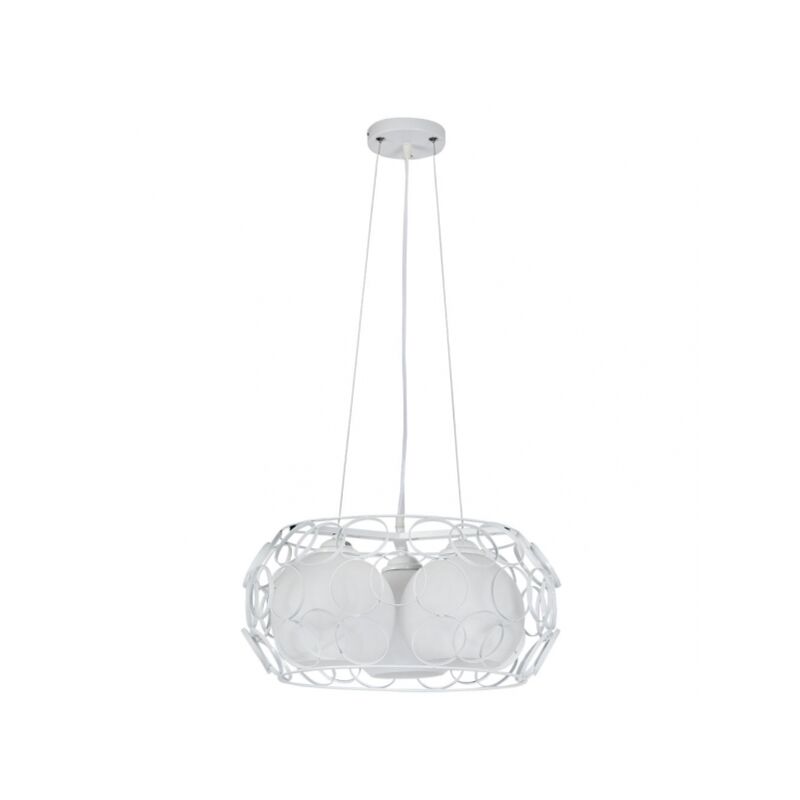 foto del prodotto fabrilamp peregrino ciondolo 3xe27 bianco 45d