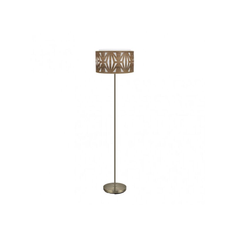 foto del prodotto fabrilamp piano de salone 1luz x e27 modello katerina pelle legno scuro