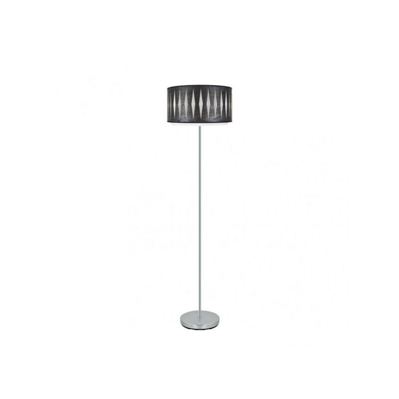 foto del prodotto fabrilamp pie salon con paralume nero, modello alexandra