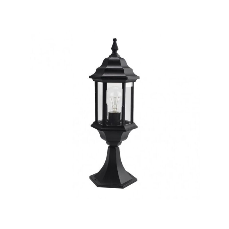 foto del prodotto fabrilamp pollux ip44 lampada da parete in alluminio nero per esterni de