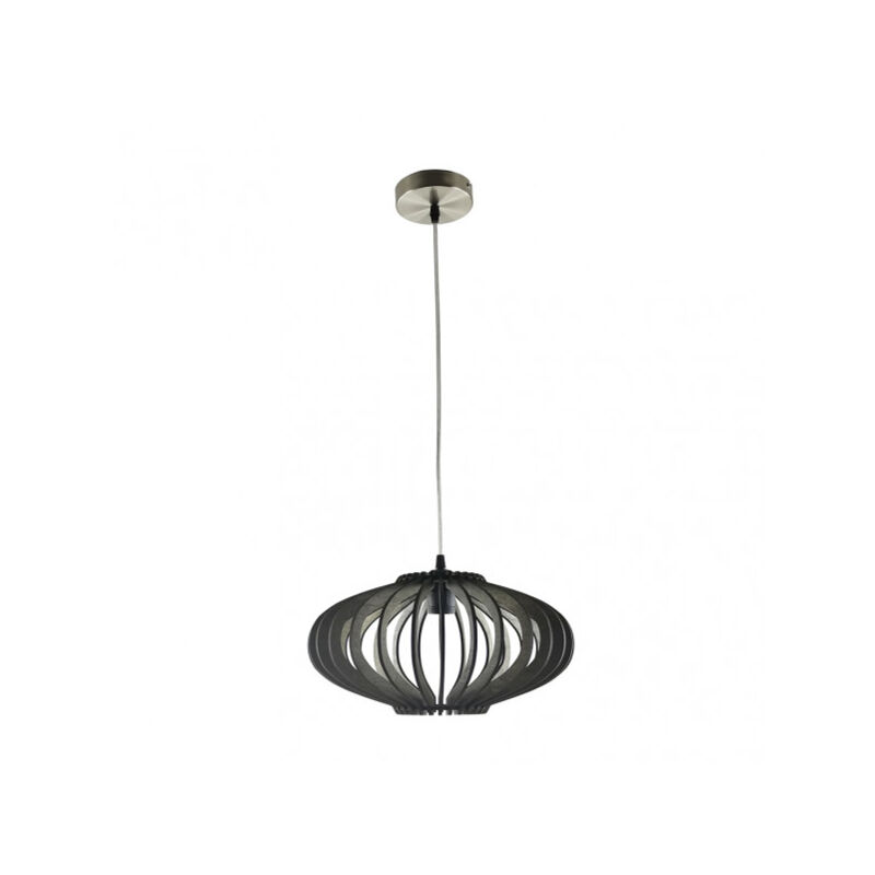 foto del prodotto fabrilamp sapelli pendente 1xe27 legno marrone 35d
