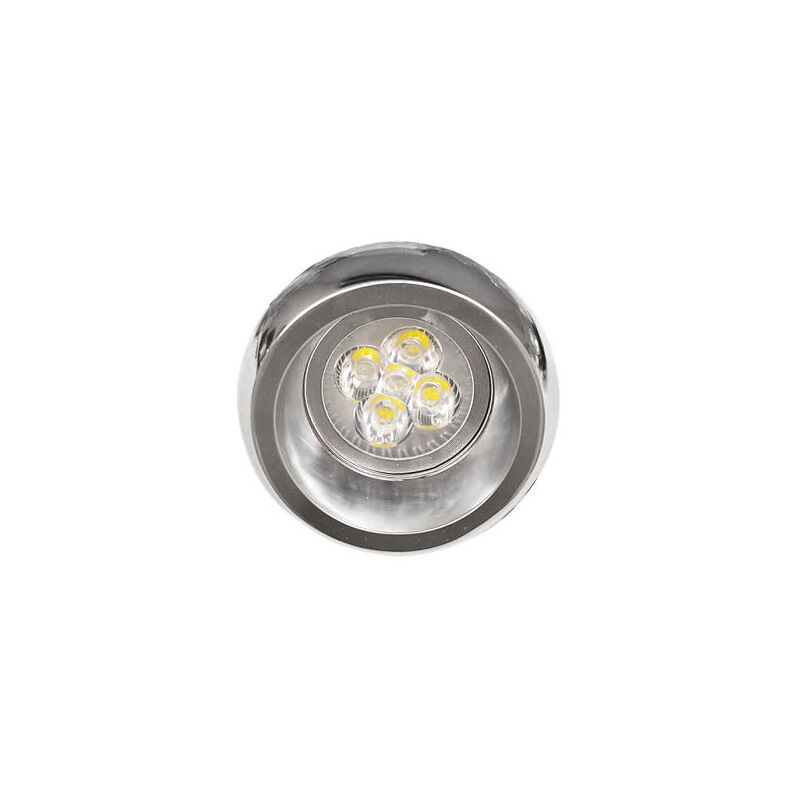 foto del prodotto fabrilamp serie di faretti da incasso beta cromo tondo. 1xgu10 9d