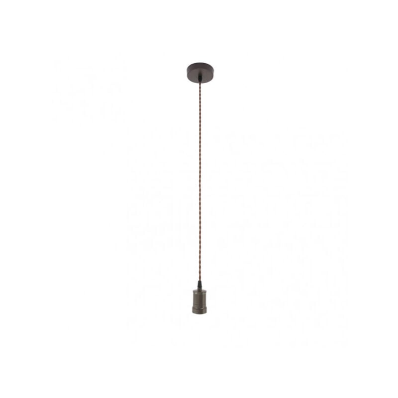 foto del prodotto fabrilamp struttura a sospensione de soffitto puja regolabile in altezza e27 220 240 v ip20 de metallo marrone