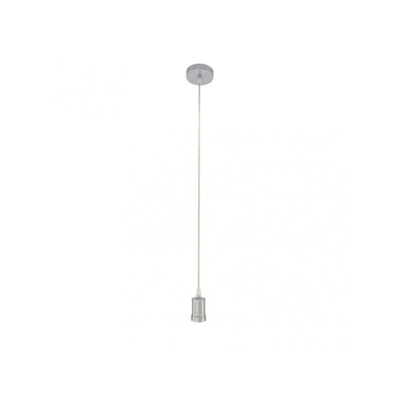 foto del prodotto fabrilamp struttura a sospensione per soffitto puja regolabile in altezza e27 220 240 v ip20 in metallo cromato