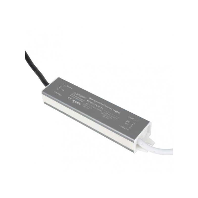foto del prodotto fabrilamp trasformatore impermeabile 30w 12v ip68 2x3x14 cm