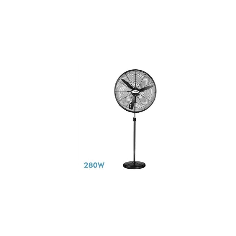 foto del prodotto fabrilamp ventilatore da pavimento industriale storm regolabile fisso e rotante motore ac 280w, 3 velocit 