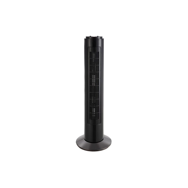 foto del prodotto fabrilamp ventilatore de torre cuc nero 3 velocit 50w timer rotante 78x22x22 cm