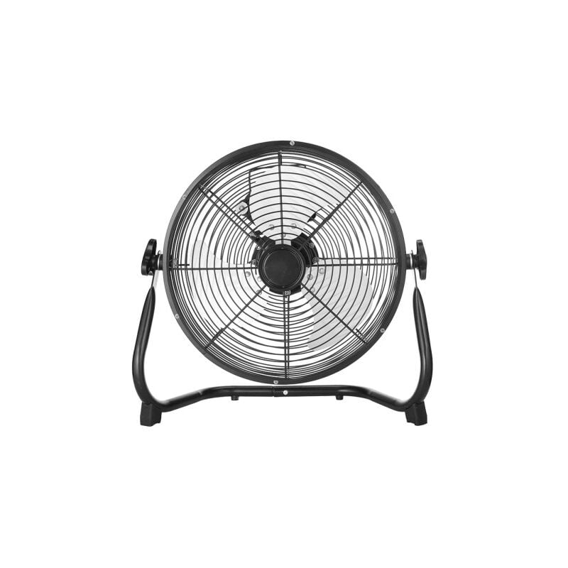 foto del prodotto fabrilamp ventilatore industriale midas 60w nero cromo 41,5d 3 velocit , regolabile 45x47x19 cm