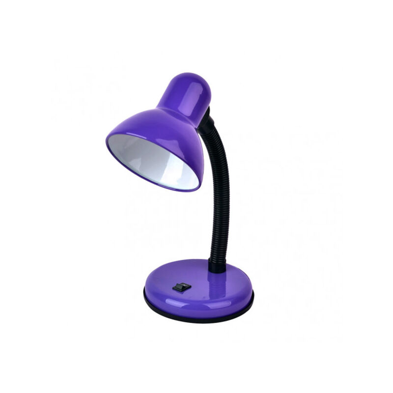 foto del prodotto fabrilamp yodo 1xe27 viola piccola lampada da tavolo