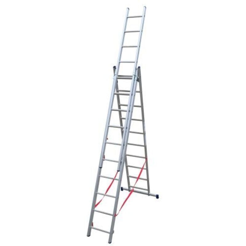 foto del prodotto facal scala in alluminio a 3 elementi stilo gradini n 3x 8 h max cm. 510