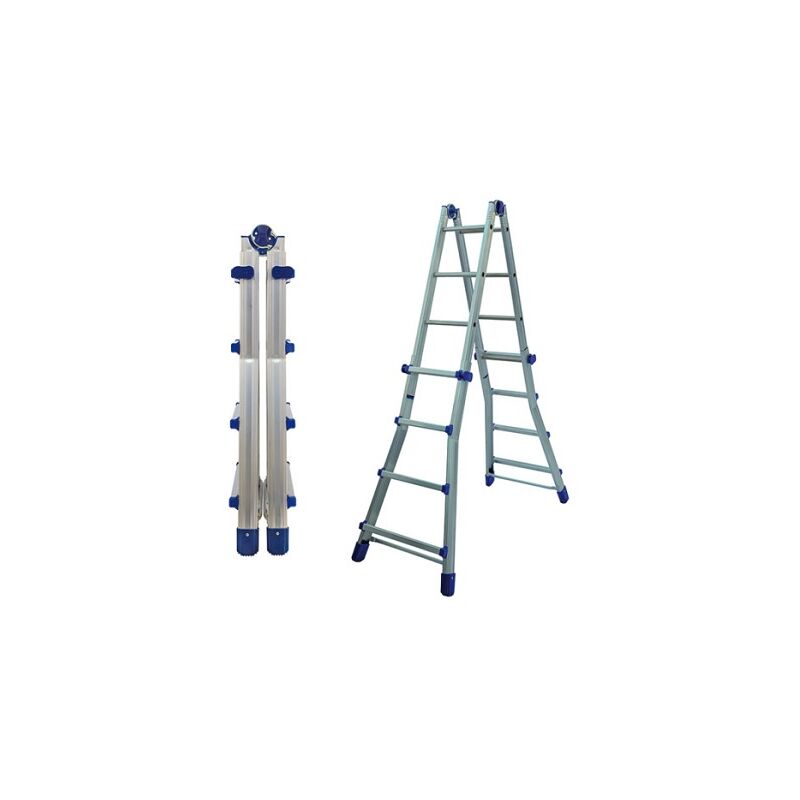 foto del prodotto facal scala in alluminio briko blu briko blu 4,56 m max 150kg bb 3