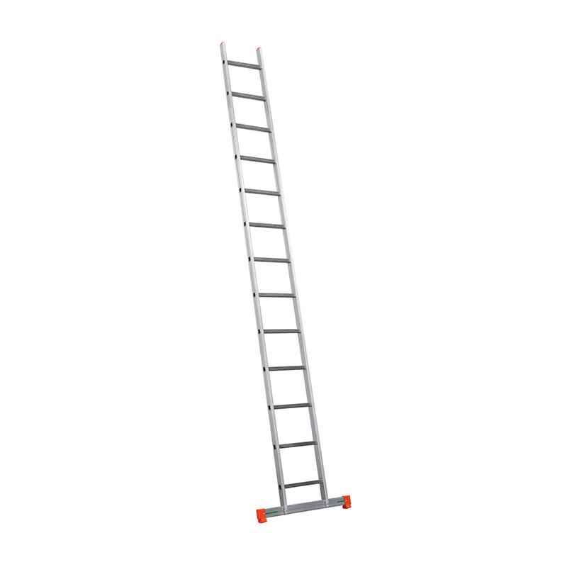 foto del prodotto facal scala semplice in alluminio 13 pioli alta. lavoro 5,0 m genia stab. gs400 b