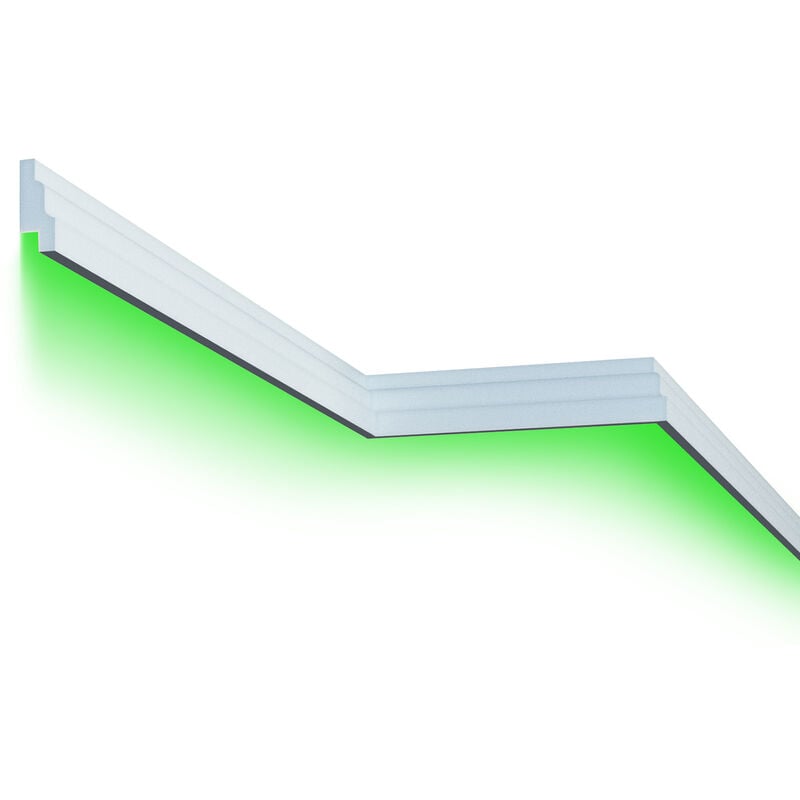 foto del prodotto facciata led stucco eps pu resistente alle intemperie 35x85mm mc302 2 metri 1 modanatura