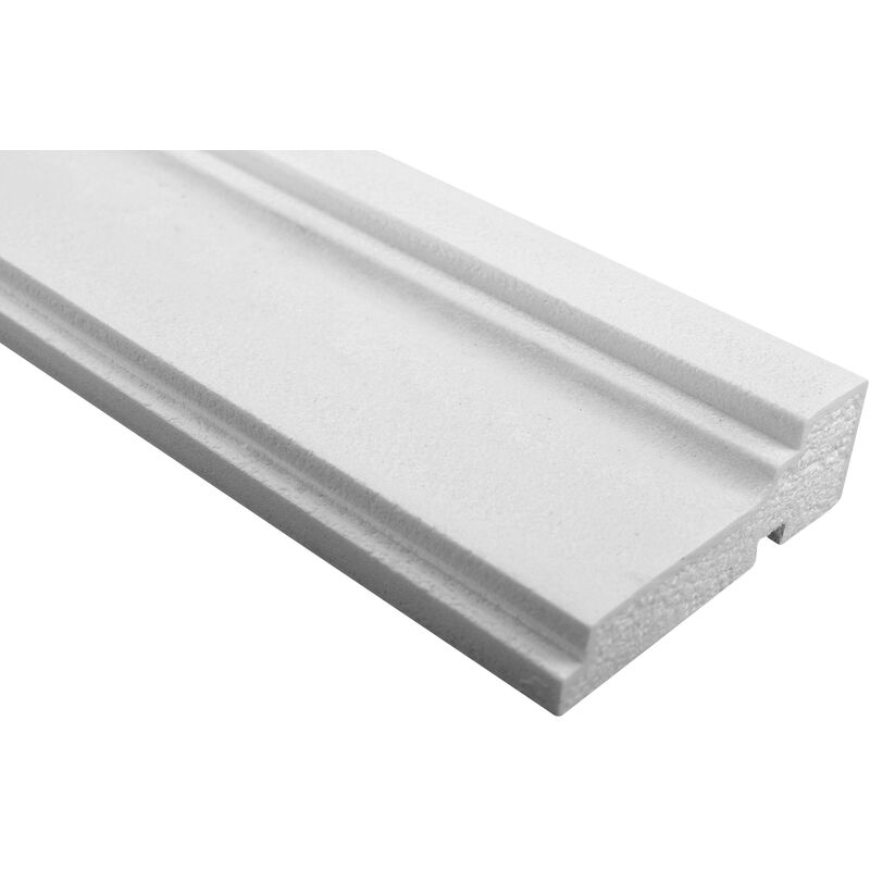 foto del prodotto facciata profili con goffratura eps pu resistente agli urti 40x120mm mc155 2 metri 1 modanatura