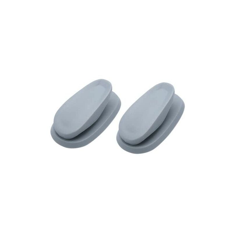 foto del prodotto fackelmann 686269 set di 2 ganci da parete adesivi in plastica, 4 cm, per strofinaccio da cucina