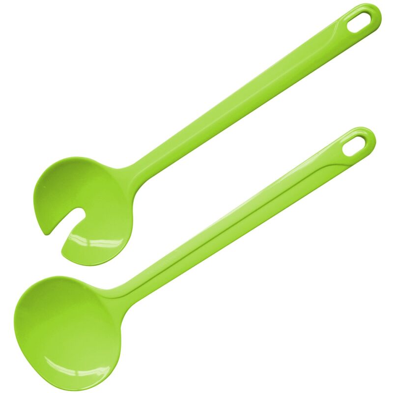 foto del prodotto fackelmann posate per insalata, in plastica, plastica, verde, 29.5 x 8,2 x 2,6 cm