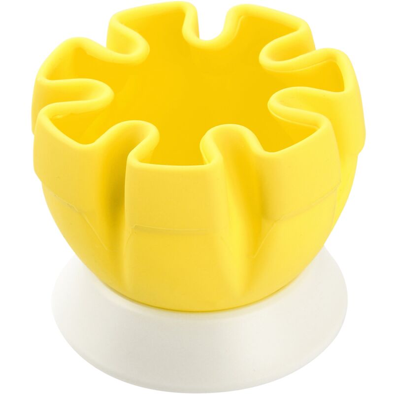 foto del prodotto fackelmann spremiagrumi in silicone con supporto, giallo e bianco, n c