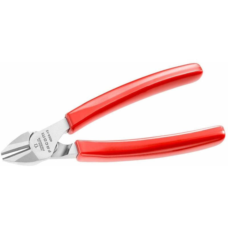 foto del prodotto facom 391a.16g elettrico diagonale, becco affusolato, pinza con manico in pvc scolpito, rosso, 391a.16g