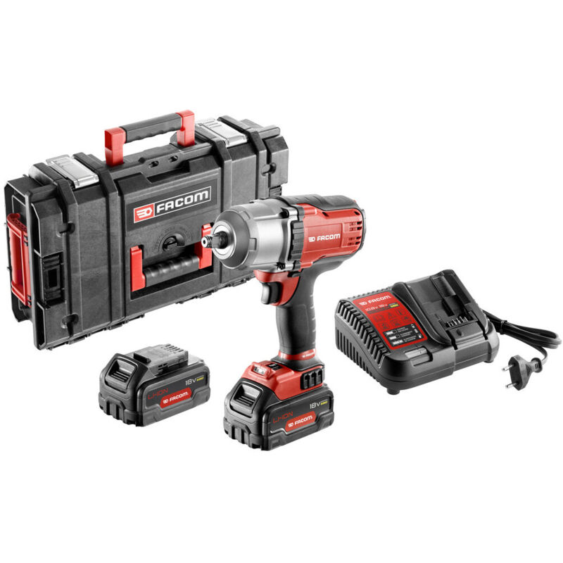 foto del prodotto facom avvitatore a impulsi senza spazzole 1 2 18v 5,0 ah cl3.ch18sp2pb