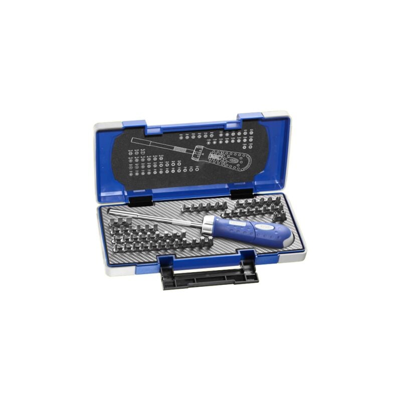 foto del prodotto facom - cacciavite con cricchetto revolver + punte expert di 59 pezzi - e160804