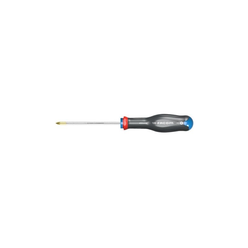 foto del prodotto facom cacciavite protwist per vite pozidriv pz 1x100 testa a croce lama tonda atd1x100