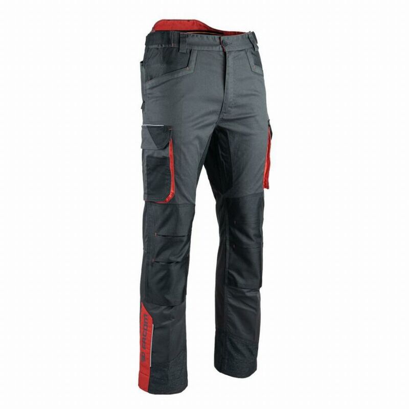 foto del prodotto facom pantaloni con cinturino nero grigio rosso taglia 44 fxww1011e 44