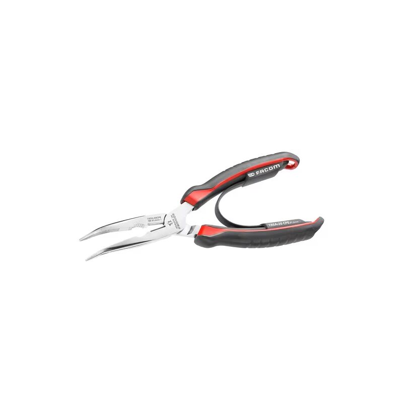 foto del prodotto facom pinza con naso lungo semitondo piegato a 40 195a.20cpe
