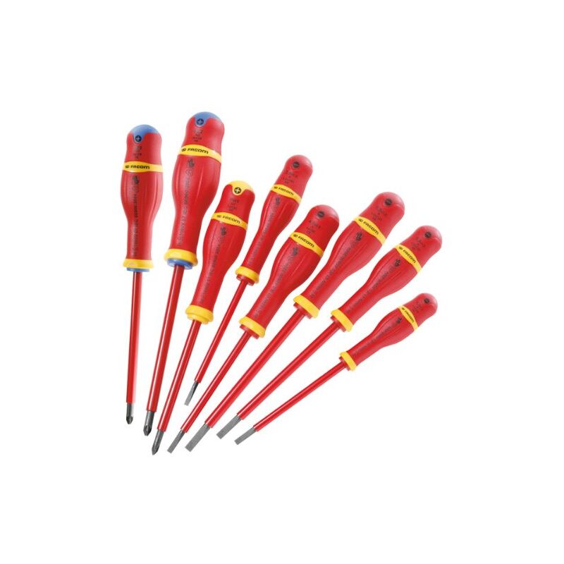 foto del prodotto facom set di 8 cacciaviti protwist isolati 1000 volt atd.j8ve