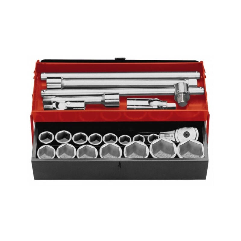 foto del prodotto facom set di bussole 3 4 esagono metrico k.441.a
