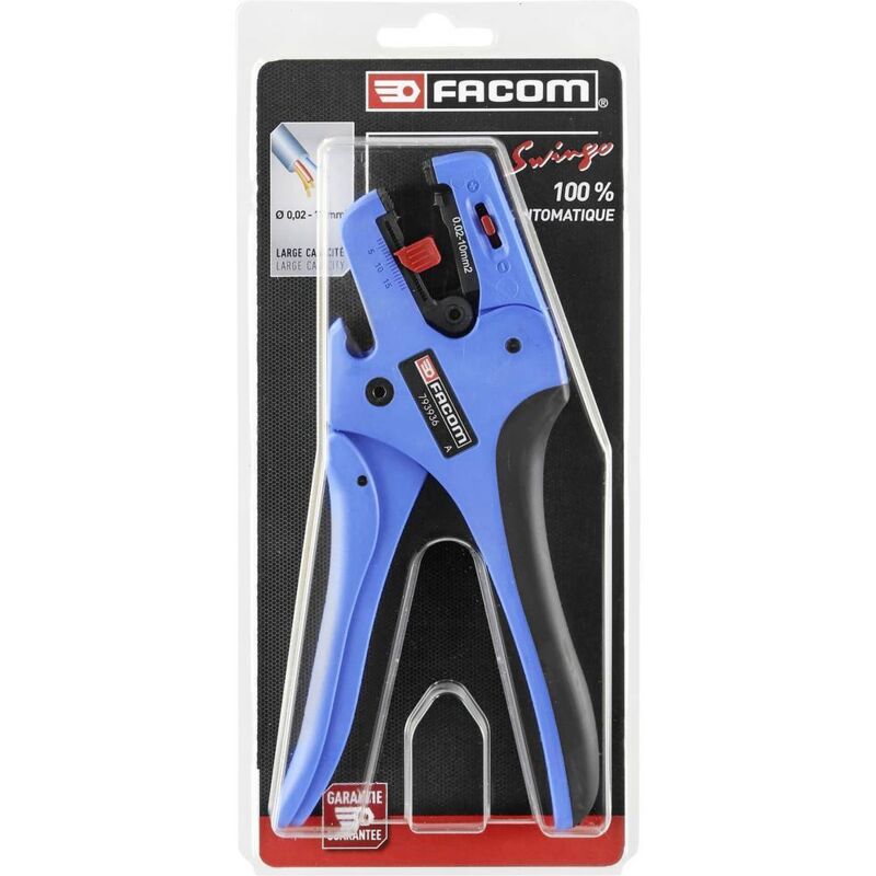 foto del prodotto facom swingo 793936pb pinza spelacavi automatica 0.02 fino a 10 mm 
