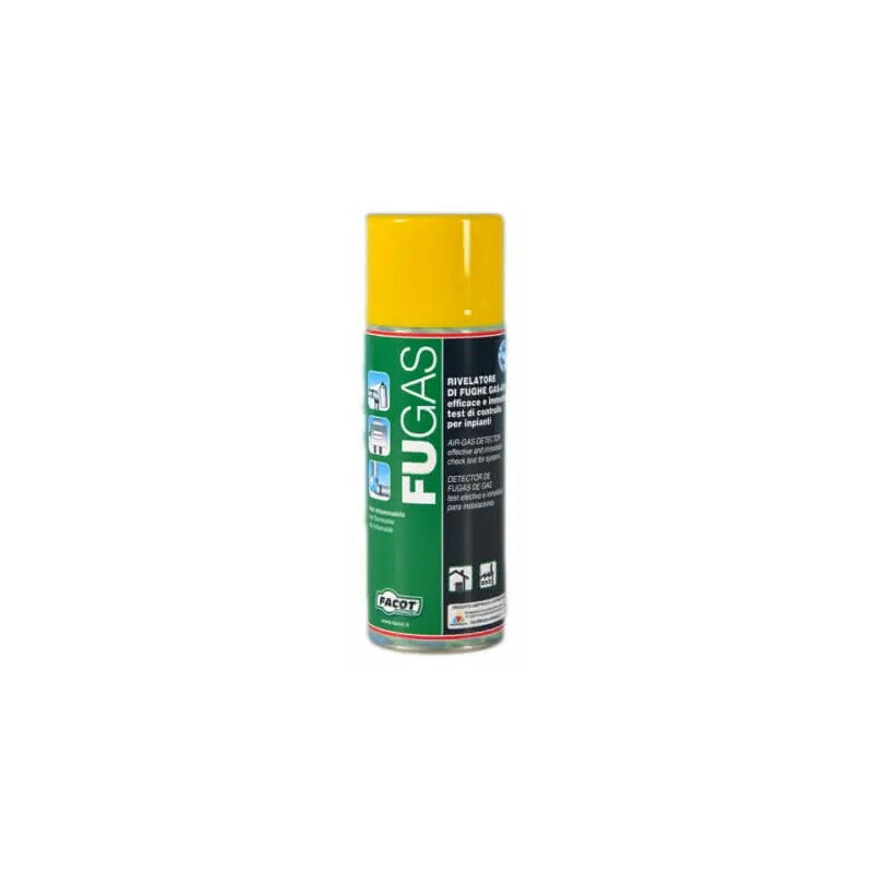 foto del prodotto facot chemicals facot fugas spray schiumoso rilevatore di fughe gas da 400ml articolo fug400e