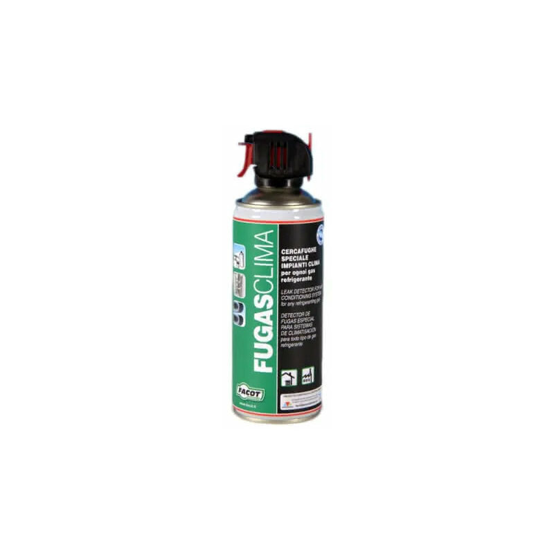 foto del prodotto facot chemicals facot fugasclima rilevatore di fughe gas refrigerante spray da 400ml articolo fugcl400
