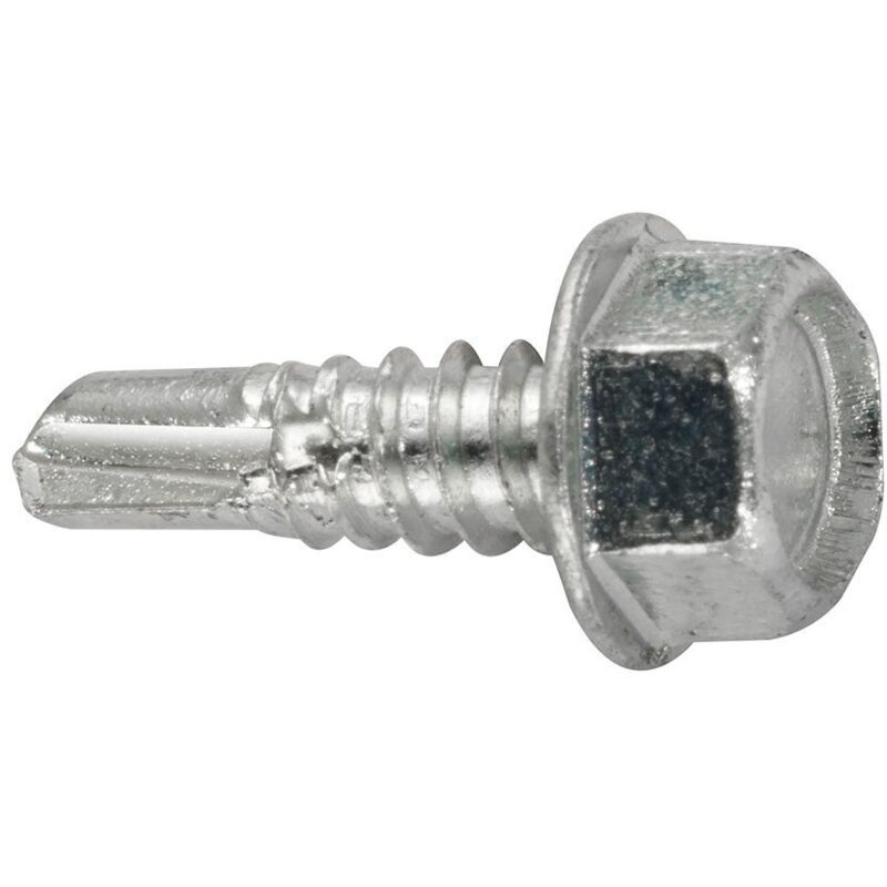 foto del prodotto fadix - scatola da 50 unità di viti per lamiera autoperforanti a testa esagonale 4,8x22mm