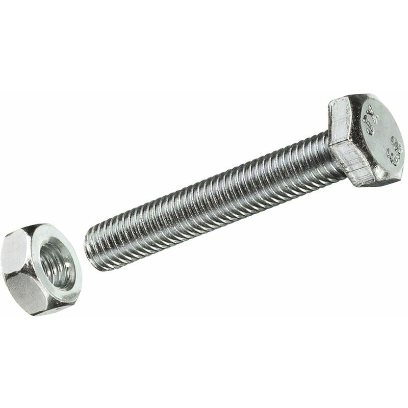 foto del prodotto fadix scatola l 25 pz. vite metrica a testa esagonale dado in zinco 2m 8x30mm
