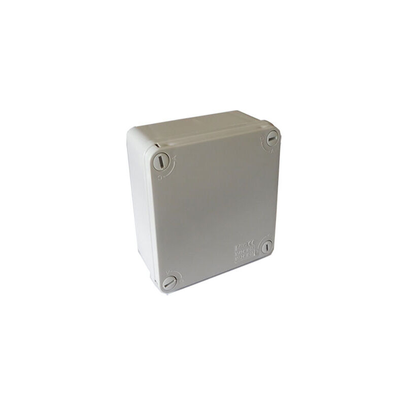 foto del prodotto faeg 13524 cassetta di derivazione quadrata 105 x 105 x 55 1 4 giro coperchio liscio e viti in plastica ip56