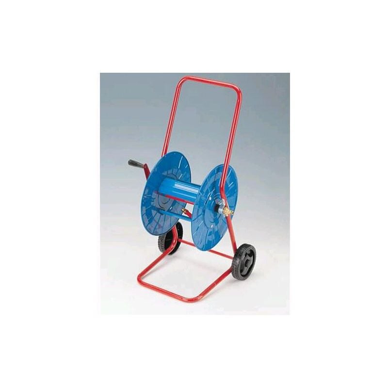foto del prodotto faeg carrello portatubo avvolgitubo metallo 50mt tubo da mm.16 irrigazione salone