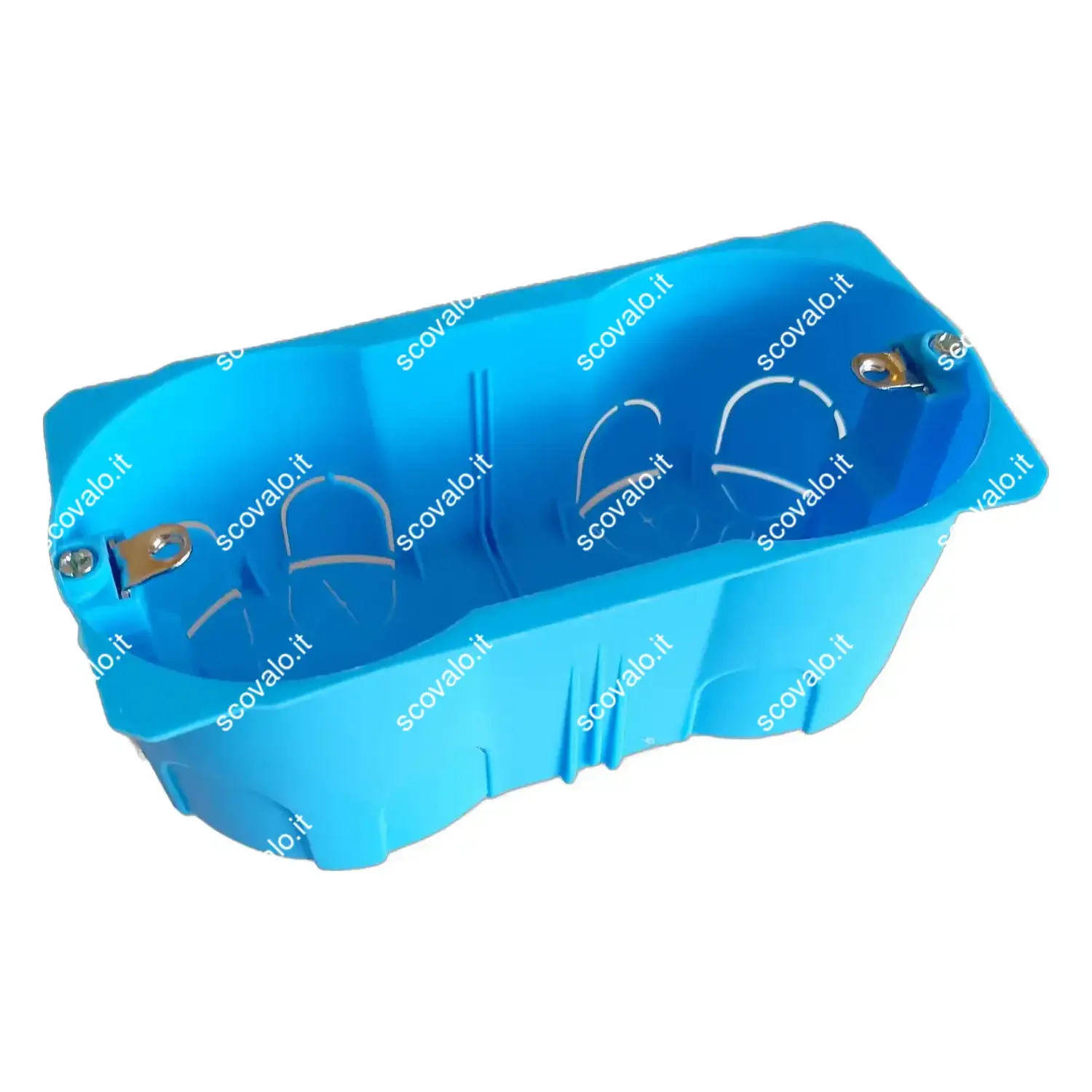 foto del prodotto faeg cassetta elettrica per cartongesso impianto elettrico 504 4 fori