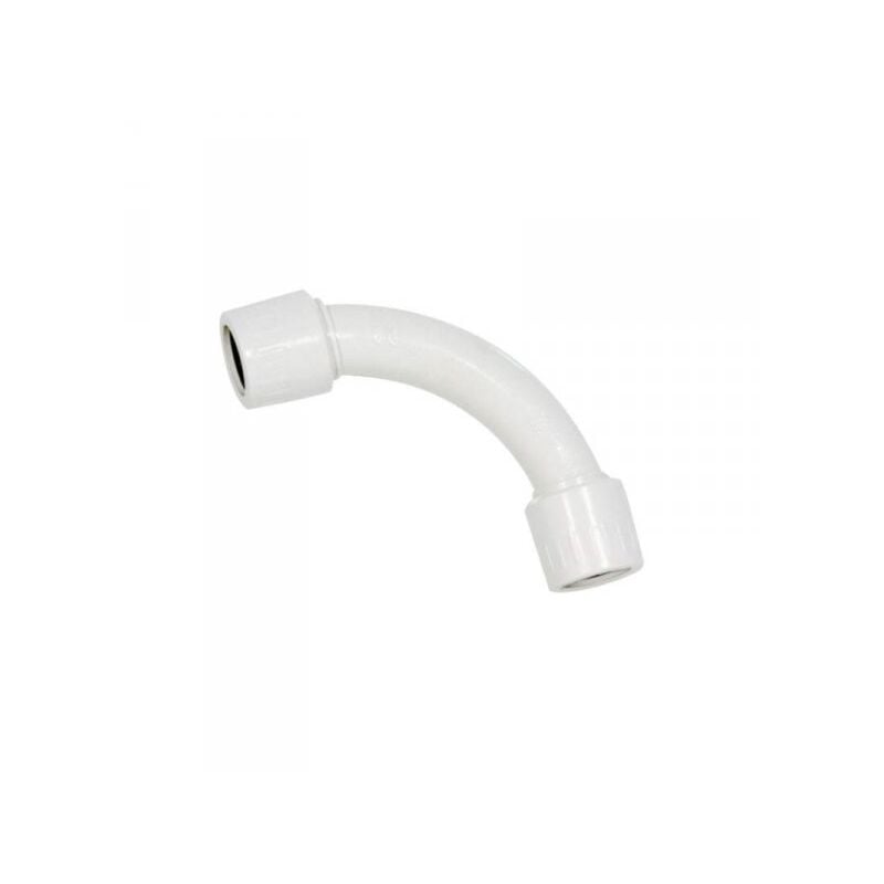 foto del prodotto faeg - raccordo tubo rigido diametro 25mm ip65 curva semplice 90° tubo a tubo fg16125