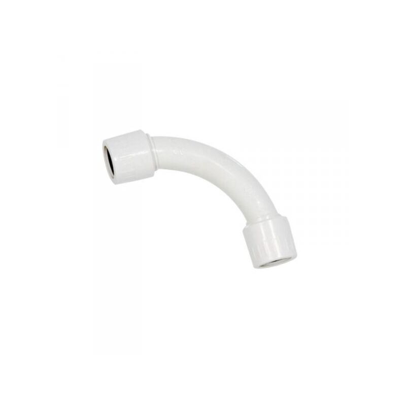 foto del prodotto faeg - raccordo tubo rigido diametro 32mm ip65 curva semplice 90° tubo a tubo fg16132