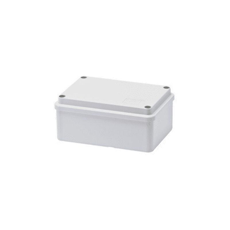 foto del prodotto faeg scatola stagna di derivazione rettangolare con coperchio con viti in metallo 190x140x70mm con pareti lisce ip56 fg13506