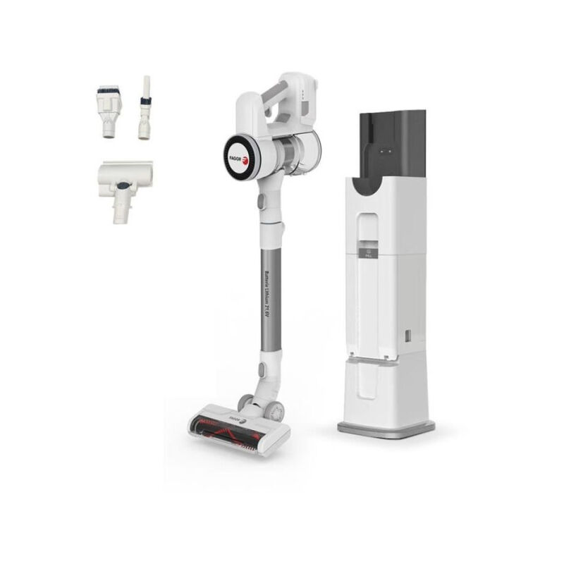 foto del prodotto fagor scopa aspirante senza fili 2 in 1 fg6415 300w con base autopulente tubo flessibile 3 velocit autonomia 60 mi