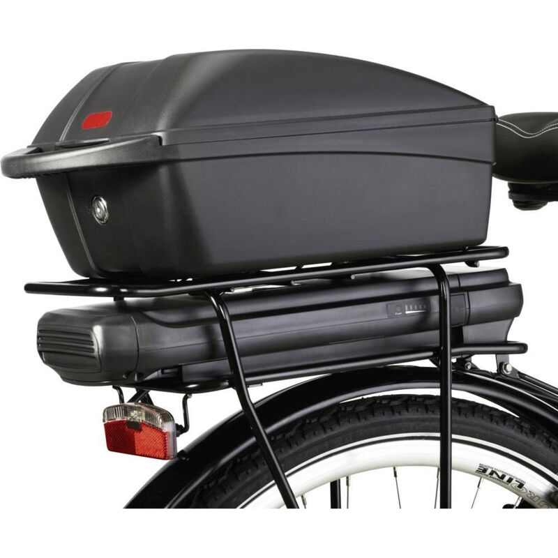foto del prodotto fahrrad bauletto per portapacchi nero fischer
